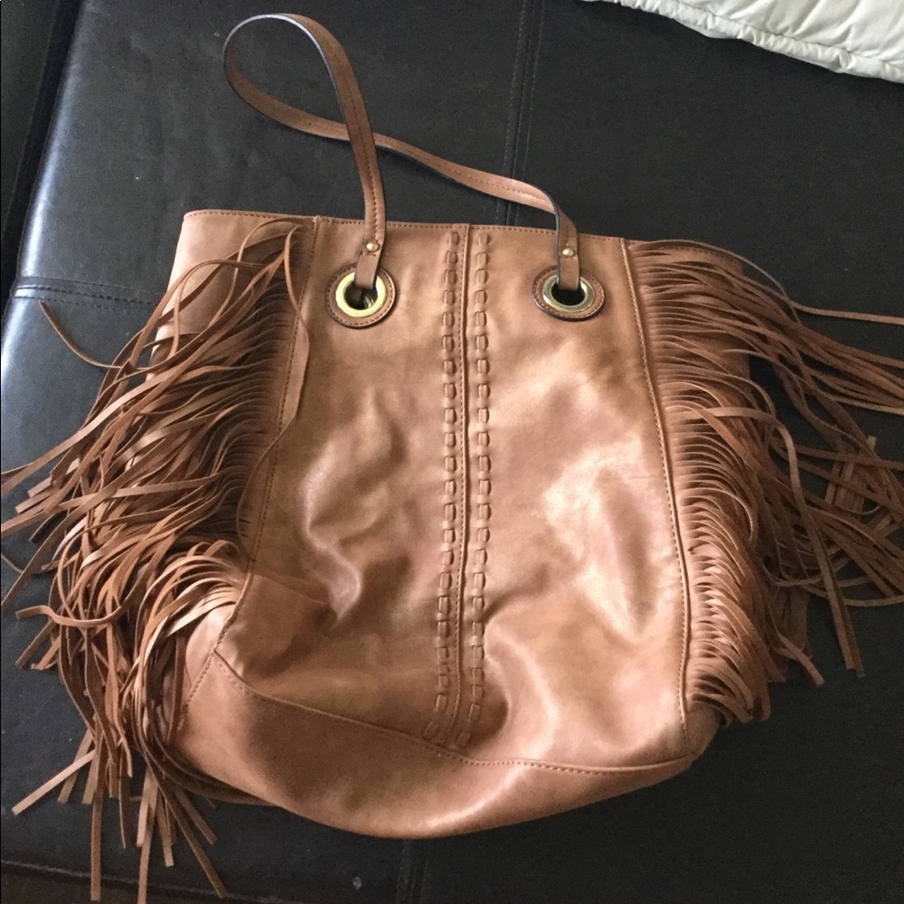 Fringe purse